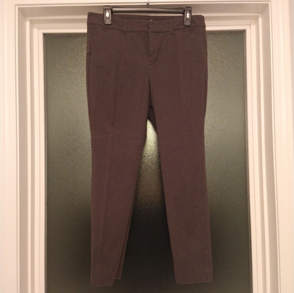 Old Navy charcoal gray Pixie high-rise ankle pants, size 12P (petite)
